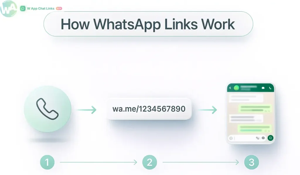How a WhatsApp Link Works