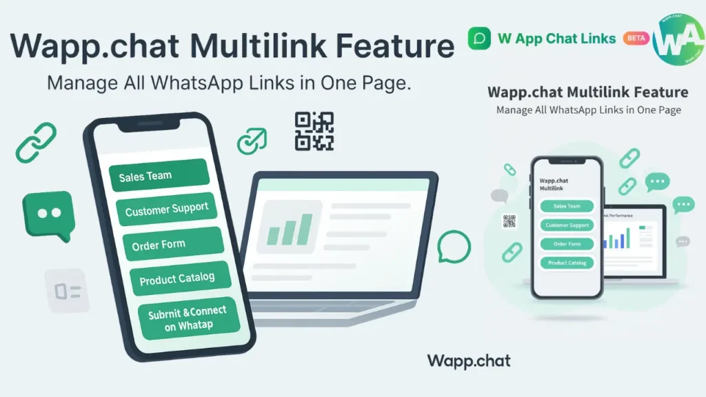 How to Use Wapp.Chat Multilink Pages to Organize All Your WhatsApp Contacts in One Smart Link