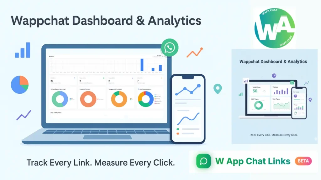 How to Use WappChat Dashboard and Analytics to Track All Your WhatsApp Links